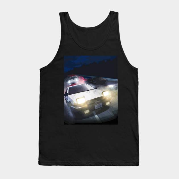 initial D Tank Top by store of art